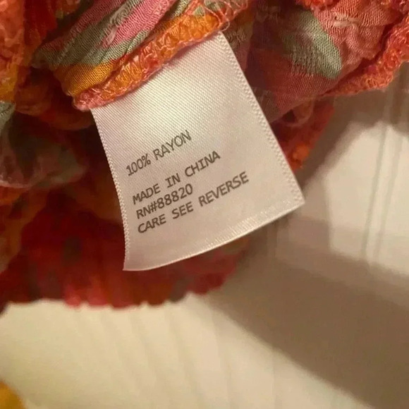 Cynthia rowley off shoulder tropical crop top - Picture 3 of 4